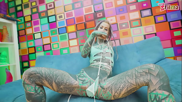 Image Heavily tattooed couple hardcore ANAL fuck