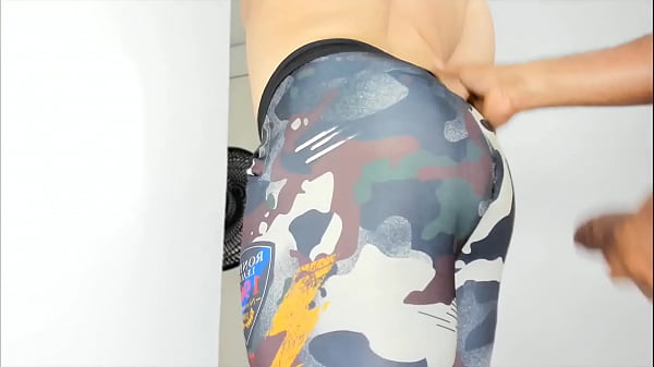 Image My ass feels so tight standing with this cock