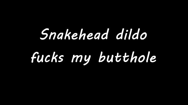 Image Snakehead dildo fucks my ass hole