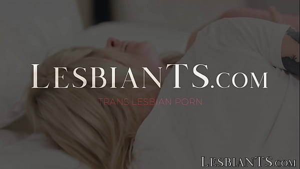 Image Lovely blonde babe Athena Rayne banged by TS Lena Moon