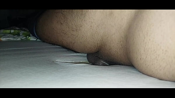 Image I fuck with the mattress with a condom and ejaculate sperm in the hole in the mattress