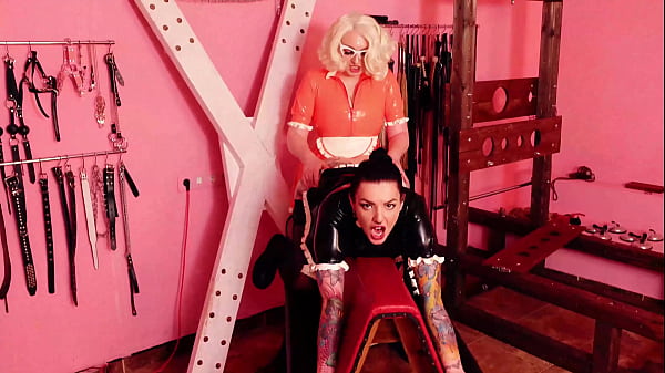 Image 6 clips! 2 hours! Full videos! Lesbian Fetish Domination - Kinky Dirty Talk Girls in Latex and PVC
