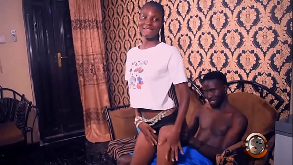 Image African teen with standing boobs got her tight pussy fucked hard by big cock without pity