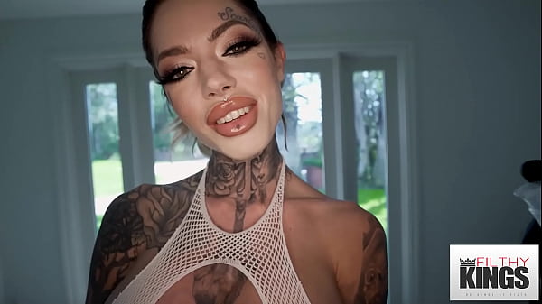 Image FilthyMassage - HUGE TITTIED INKED Blonde Has Oil Dripping On Her Pussy And Fucked