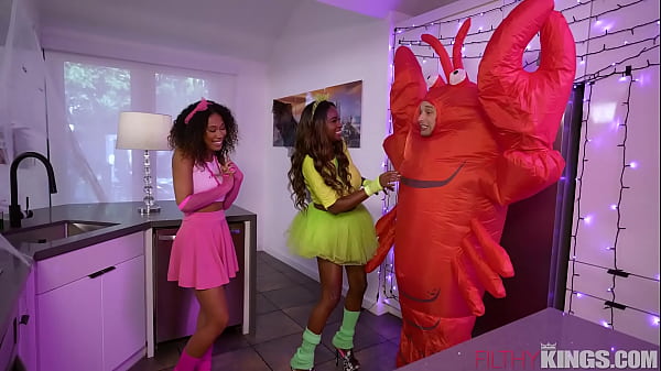 Image Filthy Taboo - Halloween Threesome With My Black GF And Her Stepmom