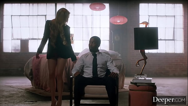 Image Deeper. Curvy sub Blake offers an eager Lindsay to her Dom