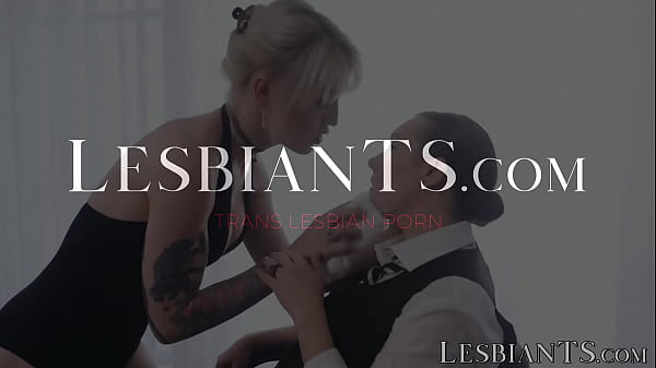 Image Blonde trans babe Lena Moon pounds hard lesbian Sinn Sage