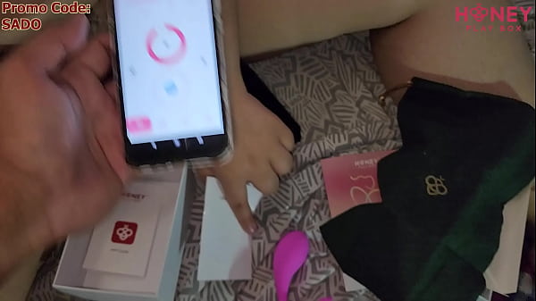 Image With his cellphone he can control this Honey Play Box vibrator to fuck my ass. Get 20% off with code: SADO