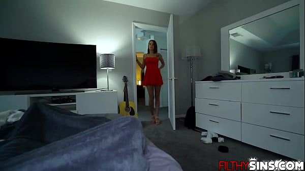 Image Brunette Lexi Brooke enjoys getting fucked hard by her stepbrother and loves that he makes her cum multiple times