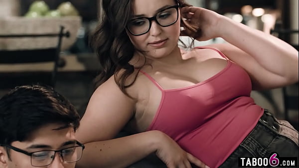 Image Teen BBW stepsister Leana Lovings made her stepbrother finally fuck her