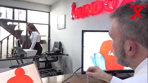Image The boss is going to kick her out of work and she sucks his cock so he doesn't do it