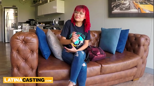 Image EXTREMELY Tight 18yo Redhead Latina Pussy And Asshole Stretched in Casting