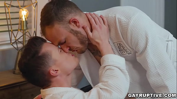 Image Hardcore anal fuck with Christian Wilde and Grant Ducati.The two are in the sofa and start having a good conversation that leads them to get horny.