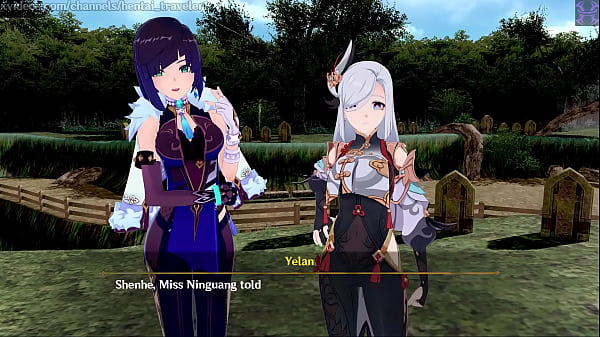 Image Genshin Impact: Yelan and Shenhe exchange sexual positions.