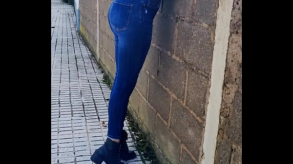Image Sexiest walking ever on street braless