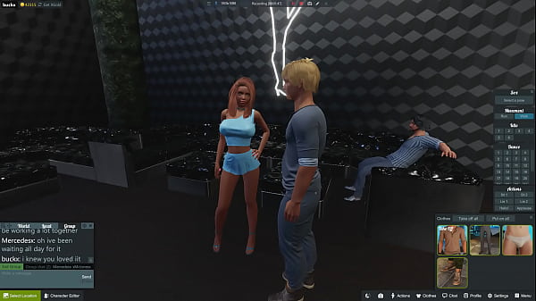 Image Mercedes tries out for a new movie with buck