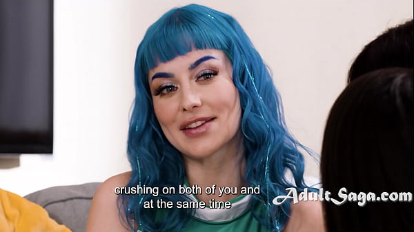 Image Cheerleaders Trans On Female Success Threesome  - Khloe Kay, Jewelz Blu