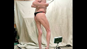 Image Busy-Bottom Nude Dance - I feel soooooo submissive when I get Naked, and pose for a Man, or a Woman with a Dick or a Strap-on, it really brings out the Girl in me