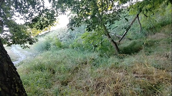 Image Beautiful girl gets lost in the woods with a stranger
