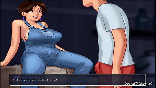 Image Summertime Saga | Amazing titjob by busty stepmom
