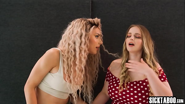 Image BBW MILF Codi Vore enjoyes threesome with shemales Ariel Demure and hot tranny Izzy Wilde after shemales kissing