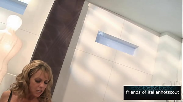 Image Slutty blonde milf fucks with a handsome athletic male