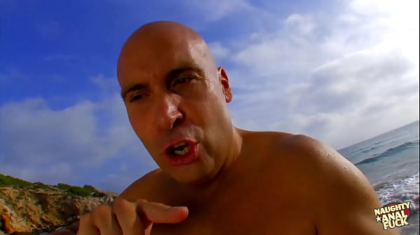 Image Blonde babe has stranded guy fuck her asshole raw on a secluded beach.