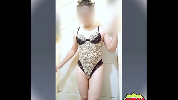 Image Femboy sexy leopard lingerie
