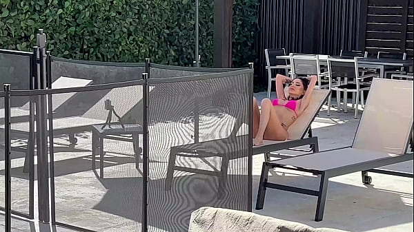 Image Petite Neighbor Trinity St Clair Gets Fucked on a Nice Sunny Day in Her Bikini