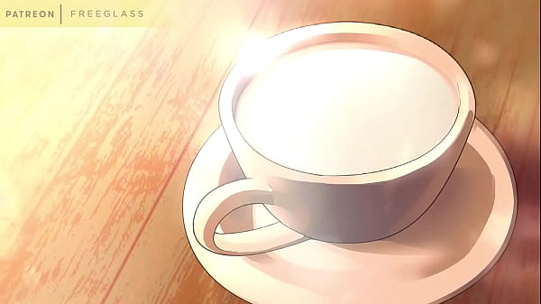 Image Squirting Milk, Lactating into a coffee cup Hentai Animation