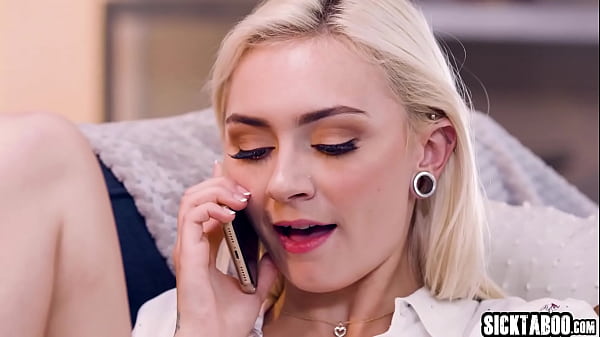 Image Sexy blonde teen babysitter Chloe Temple caught masturbating and fucked so hard
