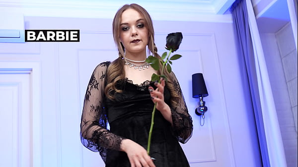 Image DAP / DPP with gothic Barbie . Cum in the eyes
