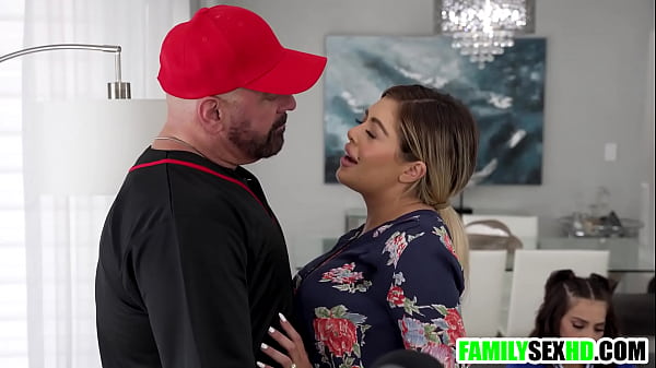 Image Sneaky step dad and step daughter sex next to unaware step mom