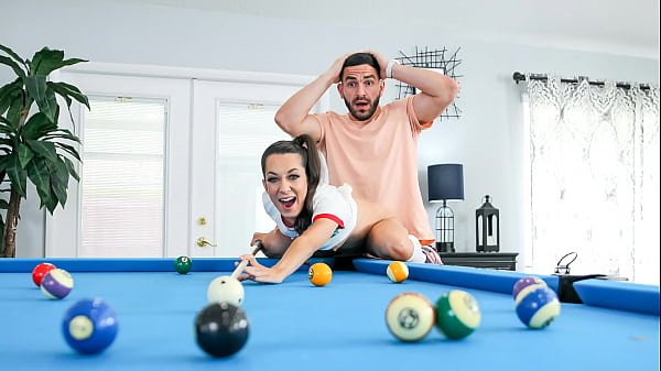 Image Step Siblings Play Pool and Whoever Wins Doesn't Have to Clean for A Month - Fuckanytime