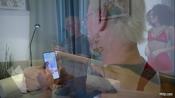 Image Selva LaPiedra chick from Brasil first time fucked by Grandpa cock