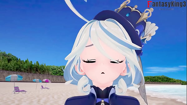 Image Furina fucking in the beach | Genshin impact | Full on RED