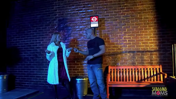 Image MILF with big boobs sucks a dick and fucks at the bus stop