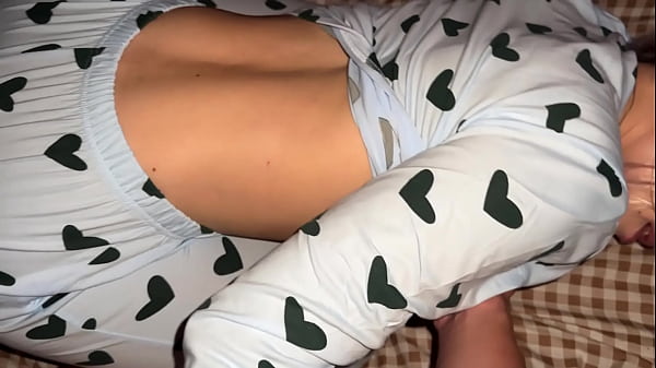 Image Fucked doggy style stepsister in pajamas and filmed it