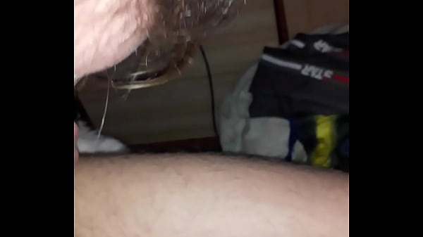 Image Horny hunk selfsucking at night and swallowing his own cum with loud moaning