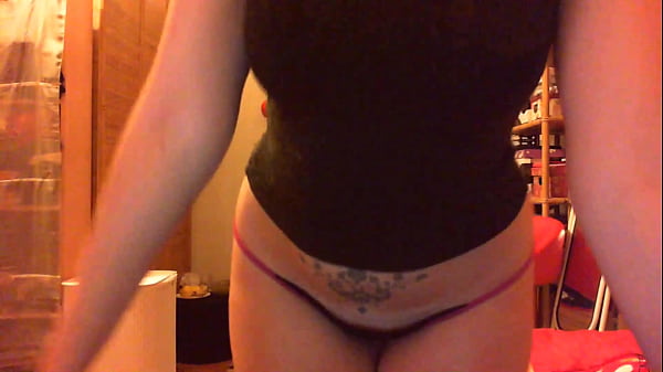 Image Italian stepmother loves to seduce you with beautiful black stockings and opens her ass with her hands