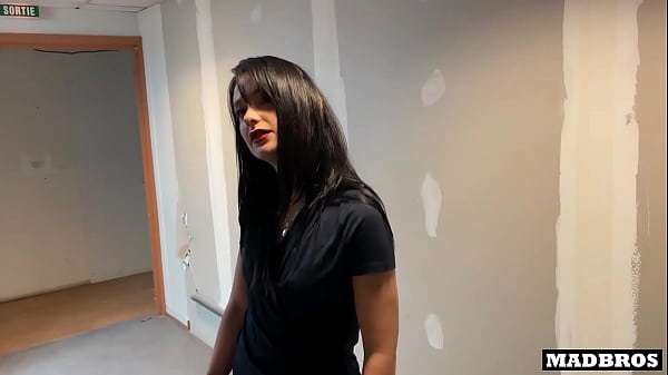 Image Pretty French girl cheats on her husband with his coworkers