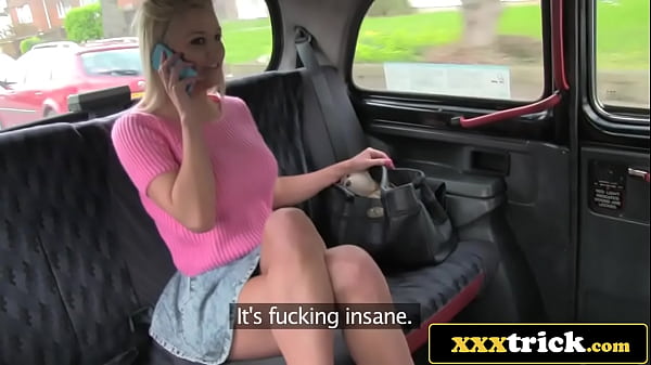 Image Dumb UK Blonde Tricked Into Kinky Sex By an Older Cabbie