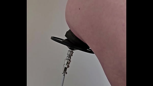 Image Monster black dildo from the side on fucking machine