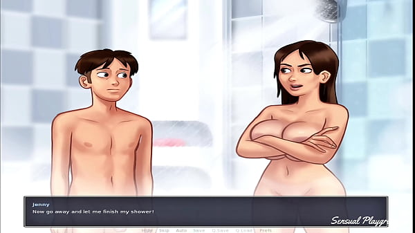 Image Summertime Saga | Stepsister blowjob in the shower