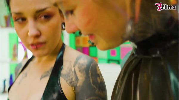 Image Tattooed LATEX ANAL loving sluts ASS stretching