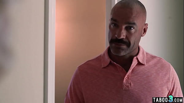 Image Angry stepfather ripping off his teen stepdaughters Khloe Kingsley dress