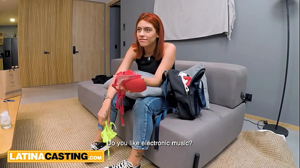 Image Super Tiny Redhead Latina Railed in Homemade Fake Music Video Casting