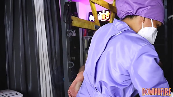 Image Nurse DominaFire Anal Streching Patient