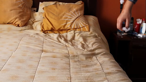 Image Cumshots in the anus and ass with the Latin stepmother wearing jeans