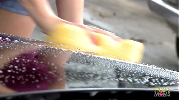 Image Mallory Rae Murphy washes a car and gets fucked by the client
